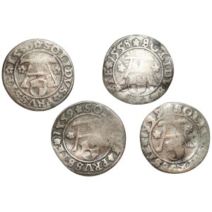 Prusy Książęce, Albrecht Hohenzollern, Zestaw szelągów 1530-59, Królewiec