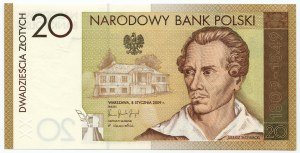 III RP, 20 PLN 2009, Juliusz Słowacki