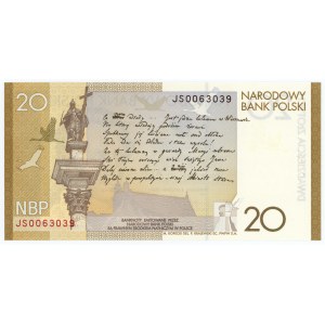 III RP, 20 złotych 2009, Juliusz Słowacki