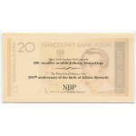 III RP, 20 złotych 2009, Juliusz Słowacki