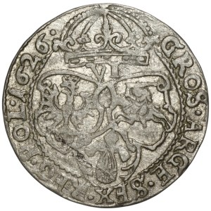 Zygmunt III Waza, Sixpence 1626, Kraków.
