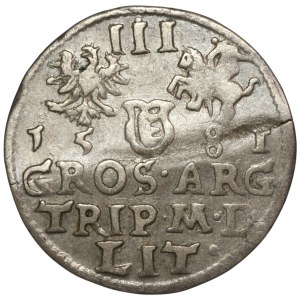 Stefan Batory, Trojak 1581, Wilno