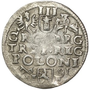 Zygmunt III Waza, Trojak 1591, Poznań