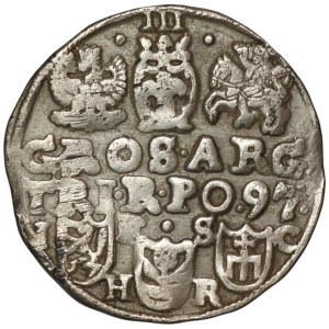 Zygmunt III Waza, Trojak 1597, Bydgoszcz