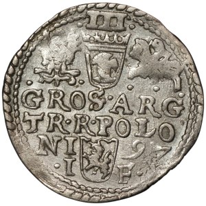 Zygmunt III Waza, Trojak 1597, Olkusz