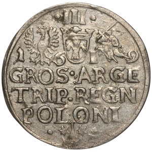 Zygmunt III Waza, Trojak 1619, Kraków