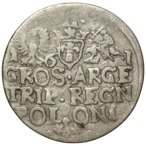Sigismund III Vasa, Trojak 1621, Cracow.