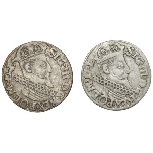 Zygmunt III Waza, Zestaw trojaków 1622, Kraków