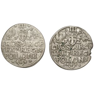 Zygmunt III Waza, Zestaw trojaków 1622, Kraków