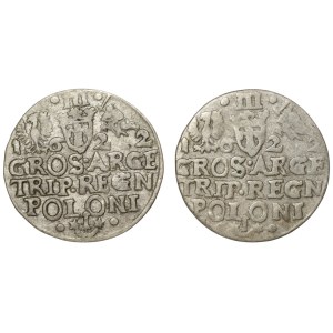 Zygmunt III Waza, Zestaw trojaków 1622, Kraków