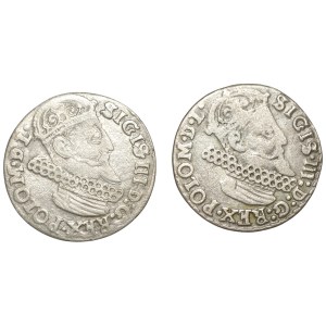 Zygmunt III Waza, Zestaw trojaków 1623, Kraków