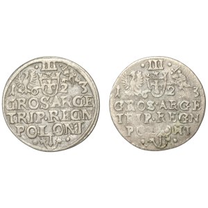 Zygmunt III Waza, Zestaw trojaków 1623, Kraków