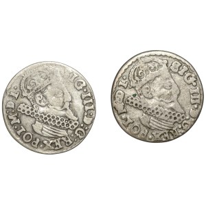 Zygmunt III Waza, Zestaw trojaków 1623, Kraków