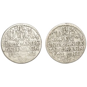 Zygmunt III Waza, Zestaw trojaków 1623, Kraków
