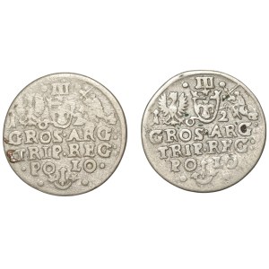 Zygmunt III Waza, Zestaw trojaków 1624, Kraków