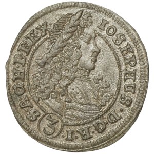 Silesia, Joseph I, 3 krajcary 1706, Opole