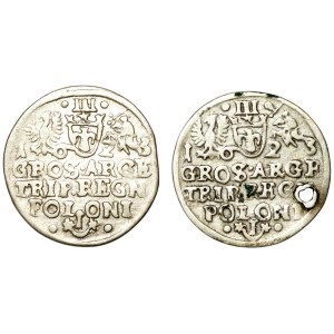 Zygmunt III Waza, Zestaw trojaków 1623, Kraków
