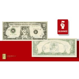 PRL, SOLIDARNOŚĆ, Cegiełka Zero Dollars, Kukla 131 Typ 65