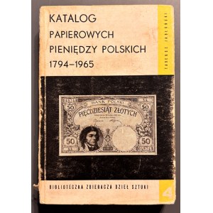 Tadeusz Jabłoński, Katalog papierowych pieniędzy polskich 1794-1965