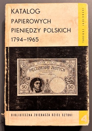 Tadeusz Jablonski, Catalogue of Polish paper money 1794-1965