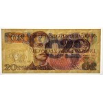 PRL, 20 złotych 1982, seria H, PMG 67 EPQ, banknot z kolekcji Lucow