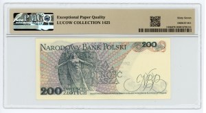 People's Republic of Poland, 200 zloty 1979, AW series, PMG 67 EPQ, bill from Lucow collection