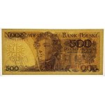 PRL, 500 złotych 1982, seria CF, PMG 66 EPQ, banknot z kolekcji Lucow