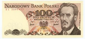 People's Republic of Poland, 100 zloty 1976, BE series