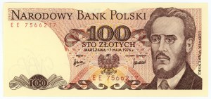 People's Republic of Poland, 100 zloty 1976, EE series