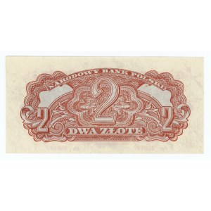 PRL, 2 złote 1944 - obowiązkowym - seria An