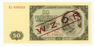 50 zloty 1948, MODEL, EL series