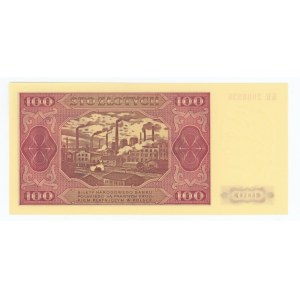 100 złotych 1948, seria KR