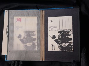 Solidarity, a set of 2 albums with cards and prints related to opposition activities and the 