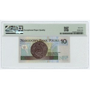 III RP, 10 złotych 1994, seria KI 0001115, PMG 65 EPQ