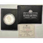Australia, 1 dolar 1993, Kookaburra, moneta w etui wraz z certyfikatem
