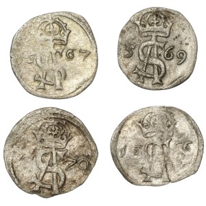 Zygmunt II August, Zestaw dwudenarów 1566-70