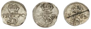 Sigismund II Augustus, Set of two-denarii 1567-70