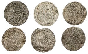 Sigismund III Vasa, Set of two-denarii 1620-21