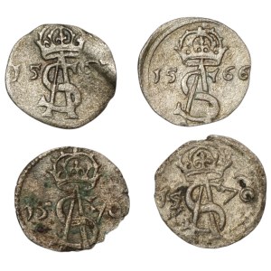 Zygmunt II August, Zestaw dwudenarów 1566-70