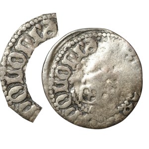 Kazimierz IV Jagiellończyk, Półgrosz bez daty, Kraków - odwrócone E