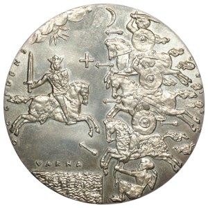 Polska, Medal Władysław Warneńczyk, Korski, Srebro Ag 925, nakład 100 szt.
