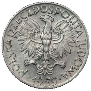 PRL, 5 zloty 1959, Fisherman