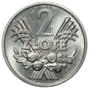 PRL, 2 złote 1970, Jagody