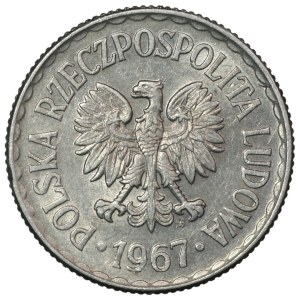 PRL, 1 złoty 1967