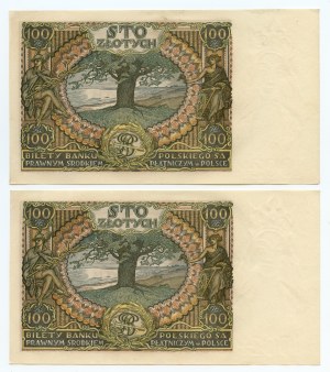 100 zloty 1934, BK series.