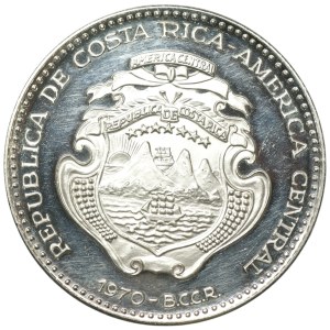 Kostaryka, 25 colones 1970, 25 lat Ustaw Socjalnych