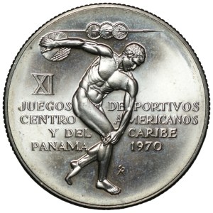 Panama, 5 balboa 1970, XI Central American and Caribbean Games