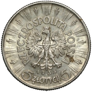 II RP, 5 zloty 1935, Józef Piłsudski