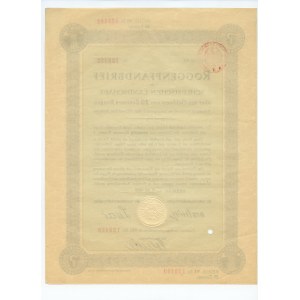 Rye bond of the Silesian Landscape Credit Institution for the value of 20 cetnas of rye