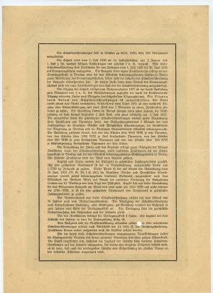7% Reichsmark 500 bond 1926 based on pure gold - Breslau/Wrocław